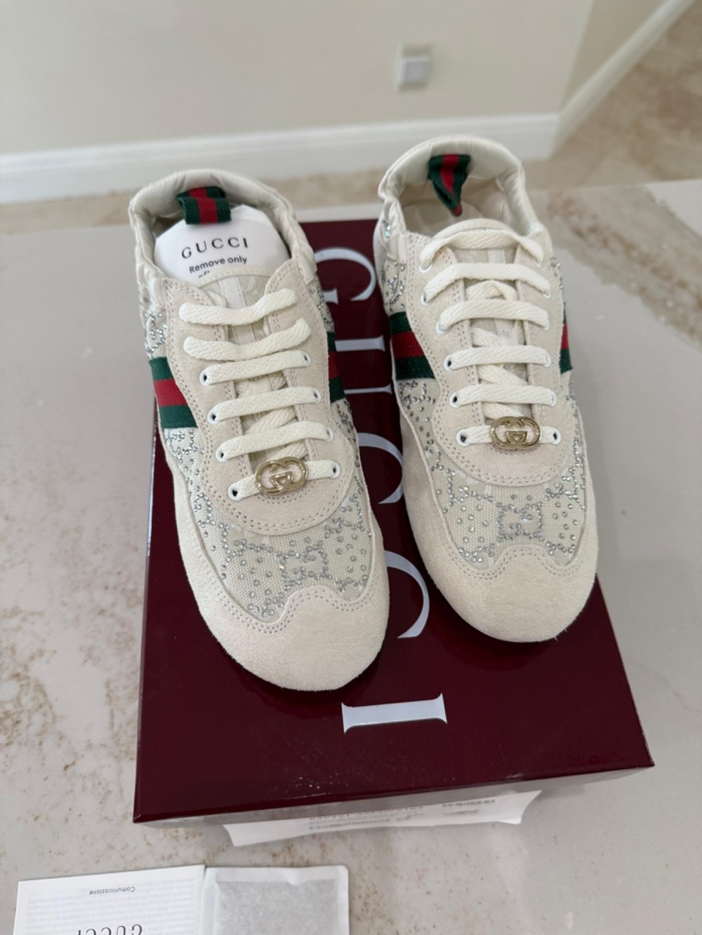 Women’s Gucci Shift GG Crystal sneaker